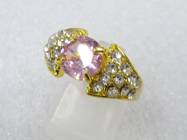 COLORED STONE FASHION RING / JP SIZE 19